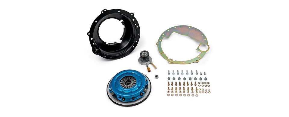 Chevrolet Performance TREMEC T56 Super Magnum Transmission Installation Kit For LS And LT Engines With 8-Bolt Flange Part No. 19329912