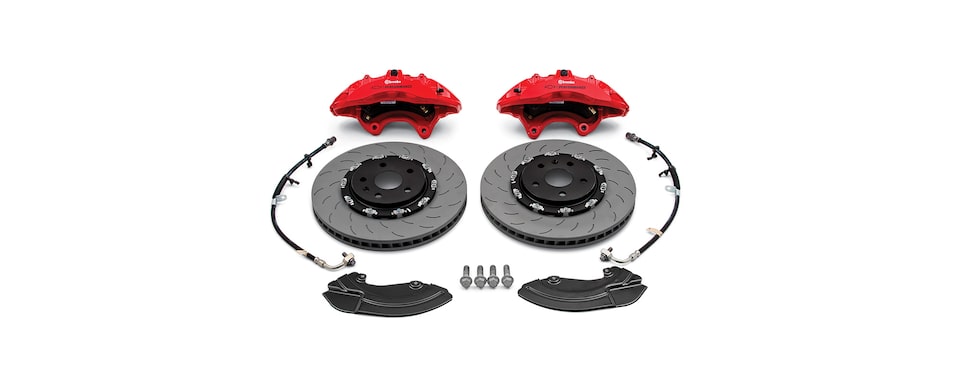 Gen6 Chevy Camaro Brembo Performance Front Brake Package six-piston