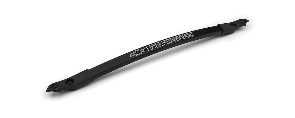 Chevrolet Performance Camaro SS 6.2L Black Anodized Strut Tower Brace Vehicle Upgrade Part No. 84247228