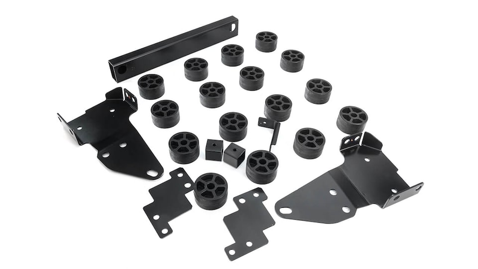 Accesorios de mejora de vehículos todo terreno Chevrolet Performance para la Colorado ZR2: Sistema de levante de carrocería de 1.5 pulgadas, N.° de parte 84429026
