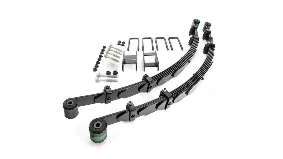 Accesorios de mejora de vehículos todo terreno Chevrolet Performance para la Colorado ZR2: Sistema de hojas de muelle de largo recorrido, N.° de parte 84402368