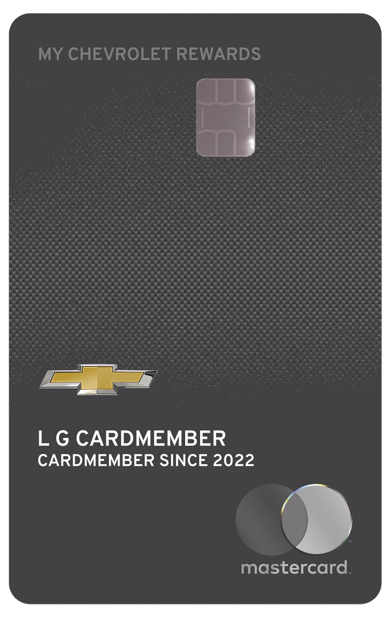 My Chevrolet Rewards Card Used to Earn or Redeem Points