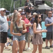 Women dancing at the 2023 Chevy CMA Fest