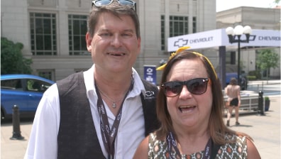 Michael & Cynthia talking about My Chevy Rewards at the 2023 CMA Fest