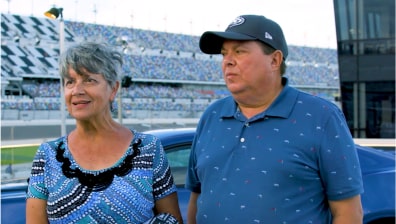 My Chevrolet Rewards members being interviewed about their experience at the 2023 Daytona 500