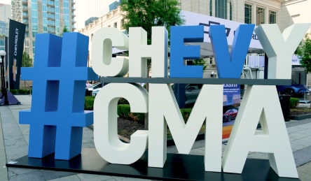 Letrero del Chevy CMA Fest