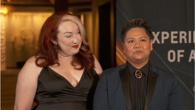Sarah and Vilayvanh talking about My Chevrolet Rewards at the CMA’s