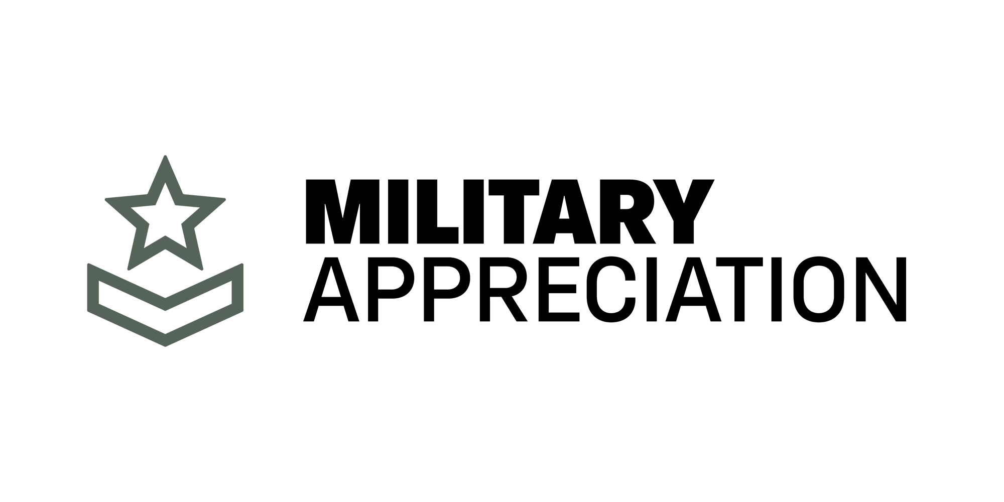 New Military Apprecation Logo