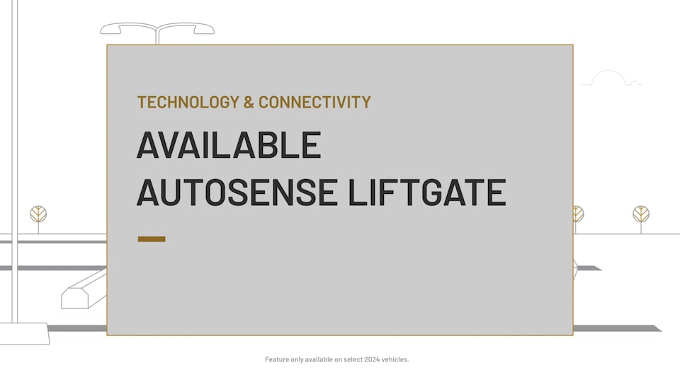 available autosense liftgate
