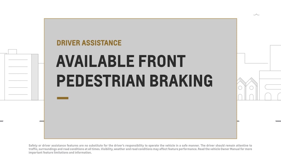 front pedestrian braking