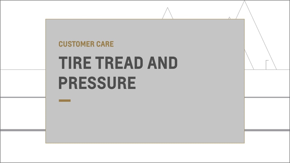tire tread and pressure