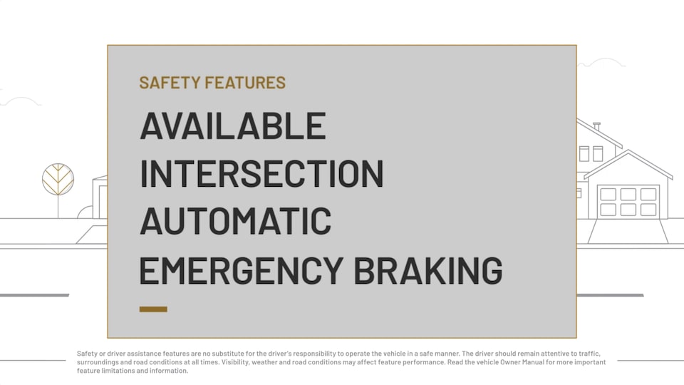 available intersection automatic emergency braking