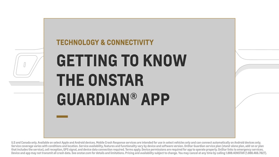 getting to know the onstar guardian app