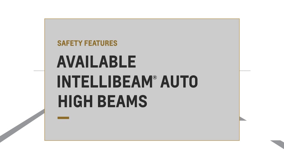 available intellibeam auto high beams