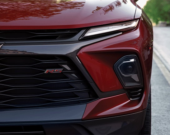 Close Up of the Headlights on the 2026 Blazer