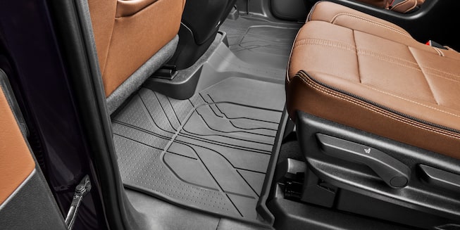 Close-up detail of premium interior touches on the 2026 Chevrolet Suburban