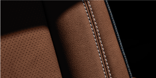 Close-up of the 2026 Chevy Suburban Seat Stitching