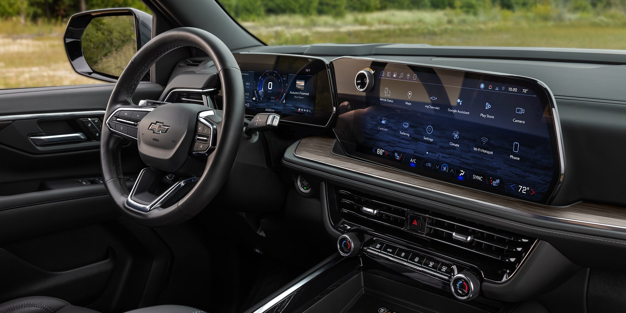 Passenger Seat Full View of the Interior Cabin and Dashboard of the 2026 Chevy Suburban