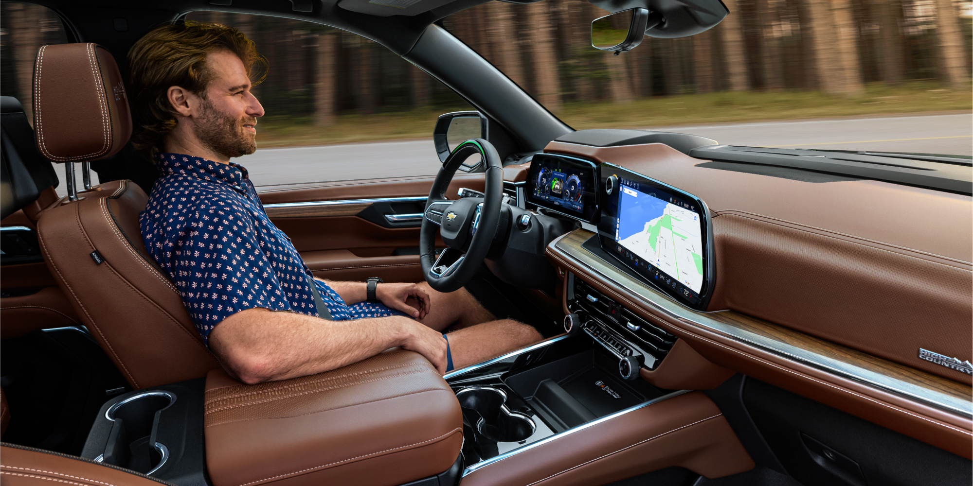 Video Demonstration of a Man Utilizing the Super Cruise Driver Assistance Technology in the 2026 Chevrolet Suburban