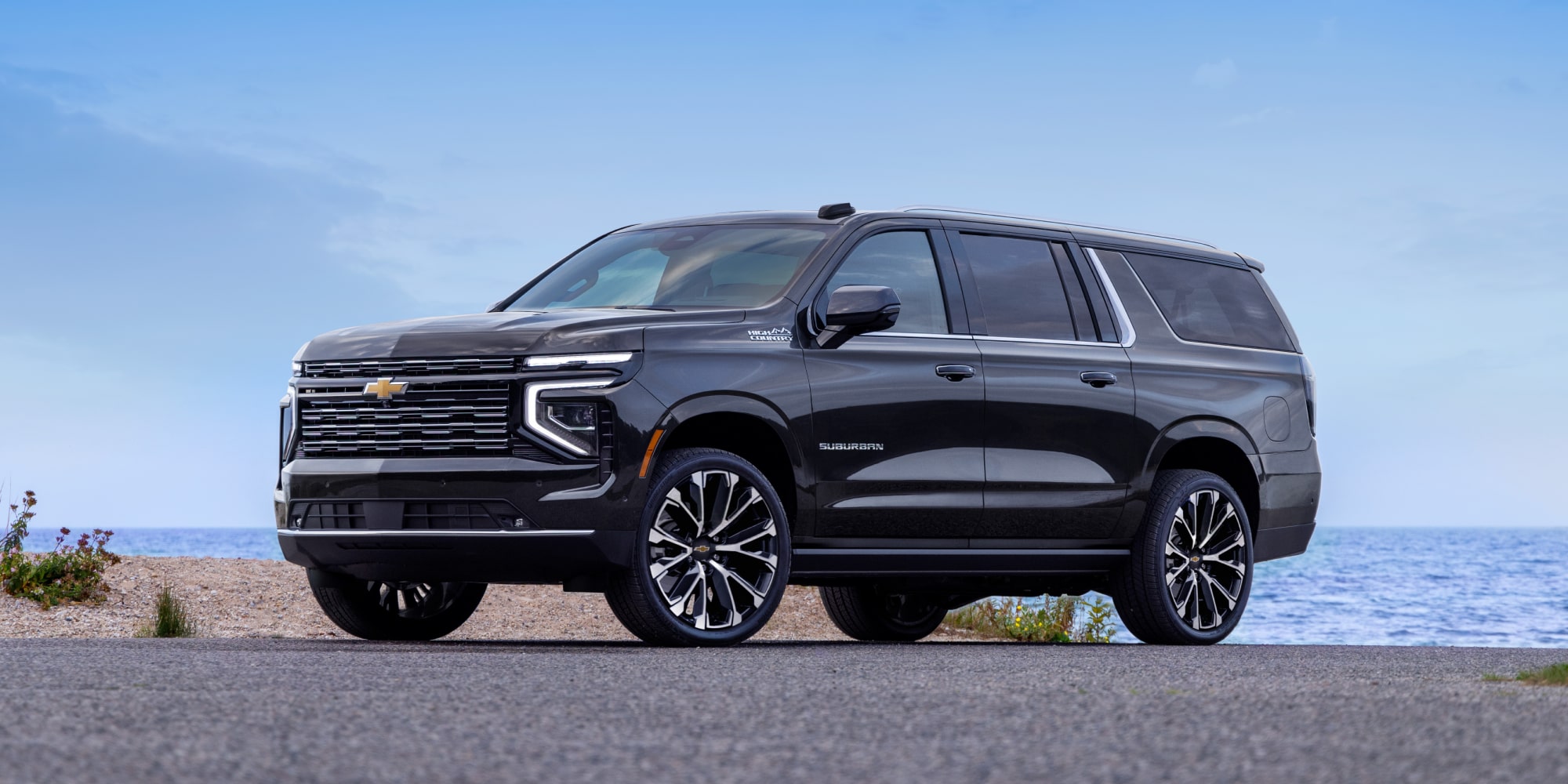 Suburban High Country shown in Dark Ash Metallic
