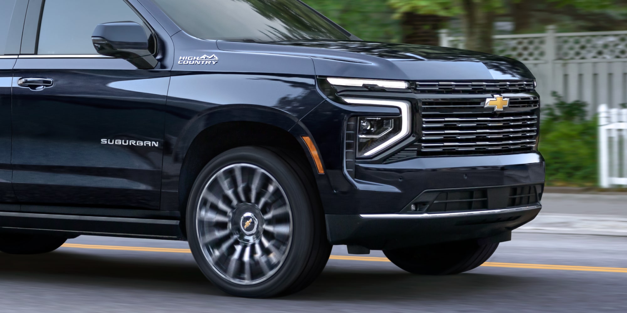 Suburban High Country shown in Dark Ash Metallic