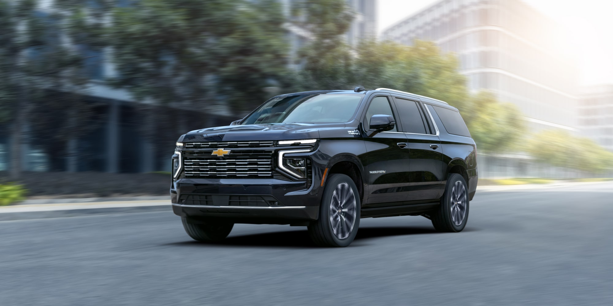 Suburban High Country shown in Dark Ash Metallic
