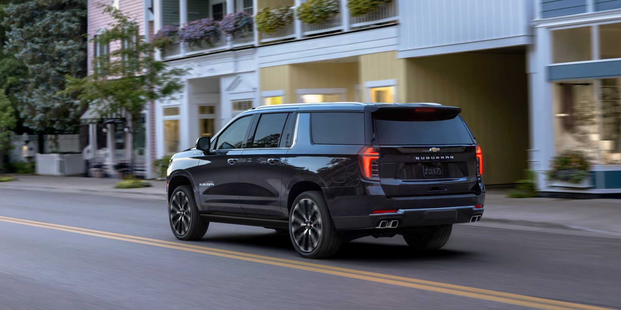 Suburban High Country shown in Dark Ash Metallic