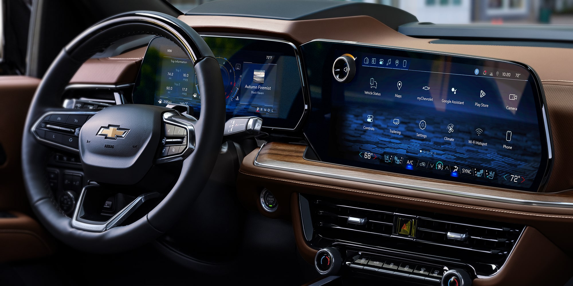 Suburban High Country in Jet Black/Mocha interior
