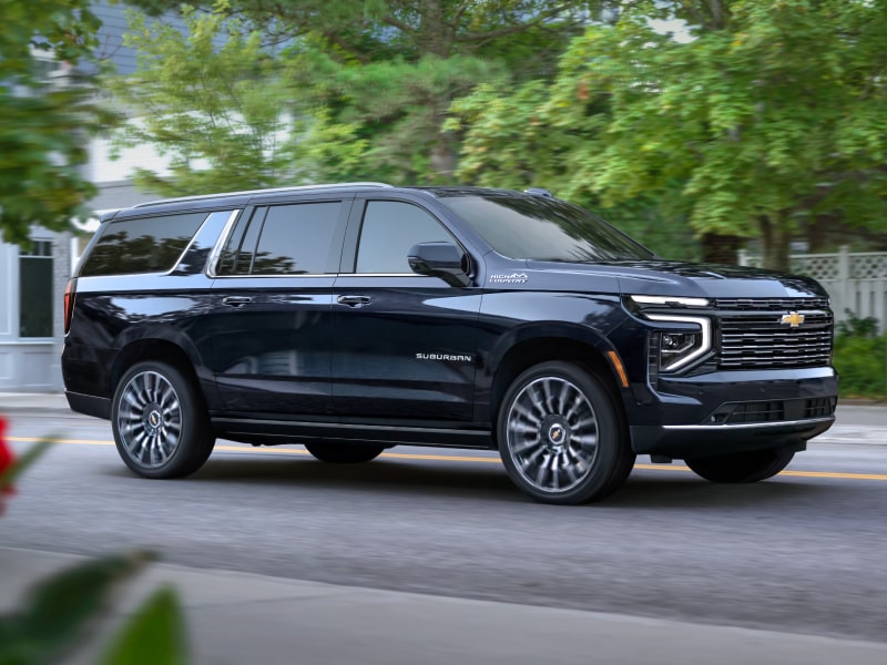 Suburban High Country shown in Dark Ash Metallic