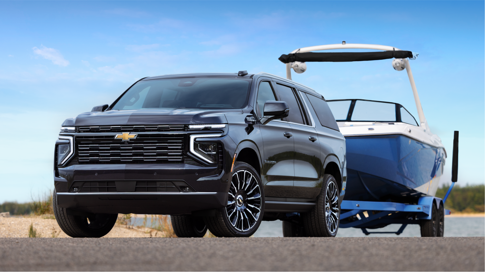 Suburban High Country shown in Dark Ash Metallic