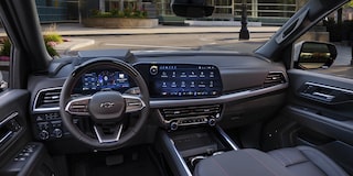 Tahoe RST shown in Jet Black / Victory Red interior