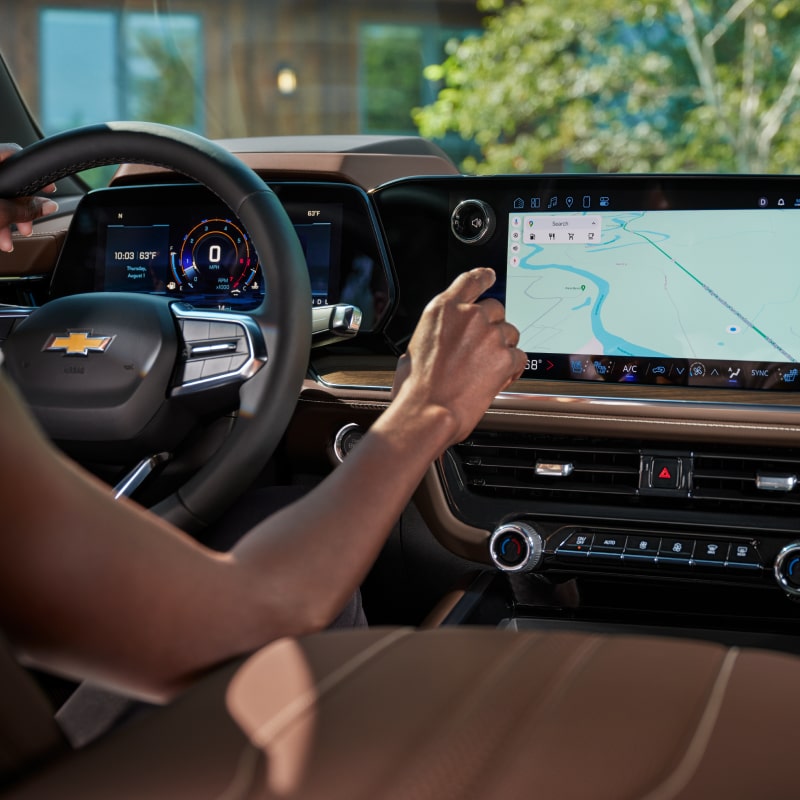 Tahoe Z71 shown in Gideon/Very Dark Atmosphere interior