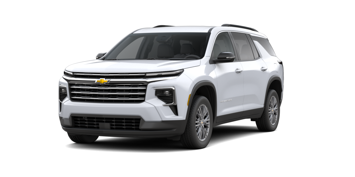 2027 Chevrolet Traverse LT in Polar White Tricoat
