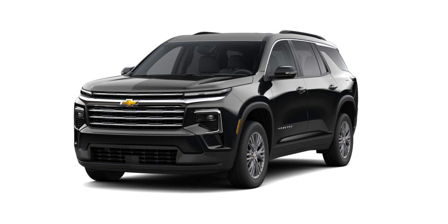 2027 Chevrolet Traverse LT in Mosaic Black Metallic