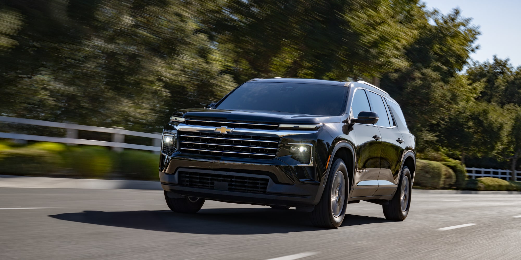 2027 Chevrolet Traverse exterior at a service drive