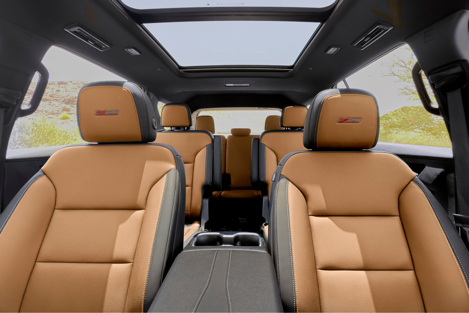 2027 Chevrolet Traverse third-row seating and cargo area