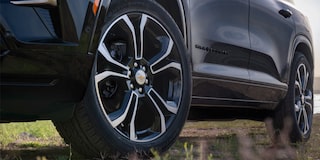 Close-up of the 2027 Chevy Traverse Wheels