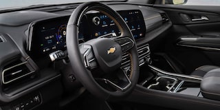 Driver Door View of the 2027 Chevy Traverse Front Row Interior and Dashboard