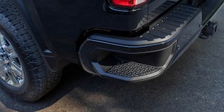 Available power-folding and extending outside rearview mirrors.
