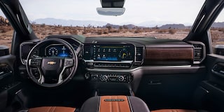 Silverado 2500 HD High Country with Jet Black/Umber interior shown with available features shown.