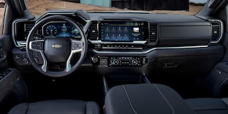 Silverado 2500 HD High Country interior with available features shown.