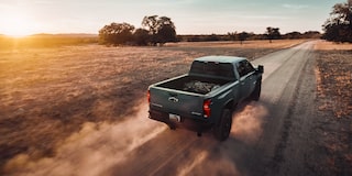 Silverado 2500 HD ZR2 in Cypress Gray (extra-cost color).