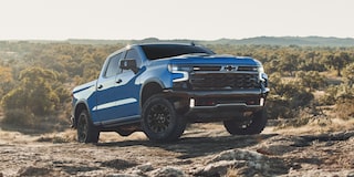 Chevrolet Silverado Crew Cab ZR2 in Riptide Blue.