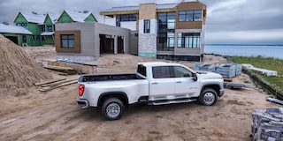 Silverado 3500 HD LTZ in Summit White with availble features.