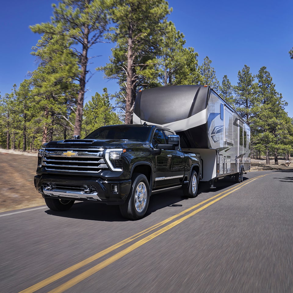 Full view of Silverado 3500 HD pickup truck