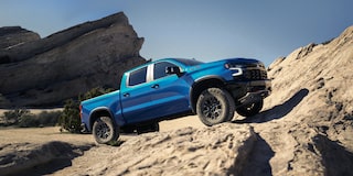2025 Chevy Silverado LD Climbing up Mountainous Terrain