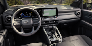 Trail Boss Truck Interior Steering Wheel and Dashboard