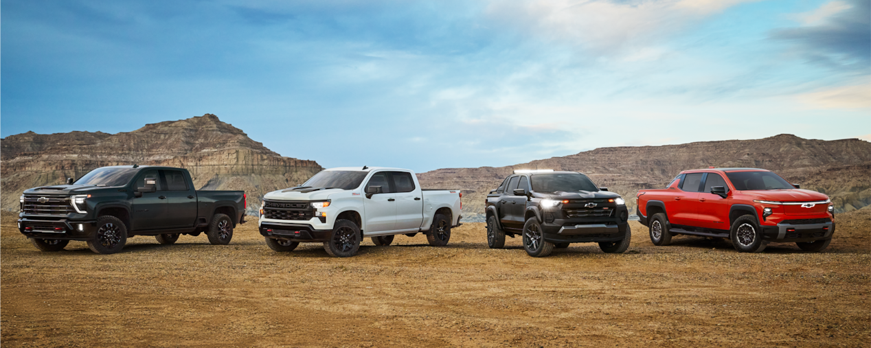 Chevy Trail Boss Truck Lineup