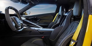 Side View of the Interior of a Chevy Corvette ZR1