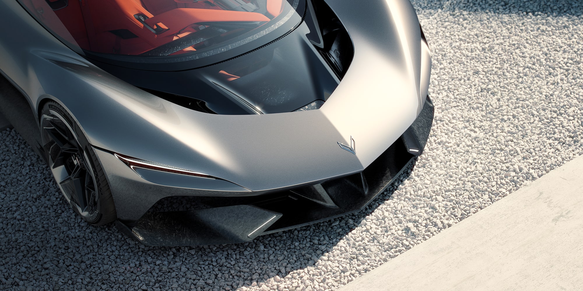 Overhead View of the 2026 Corvette CX